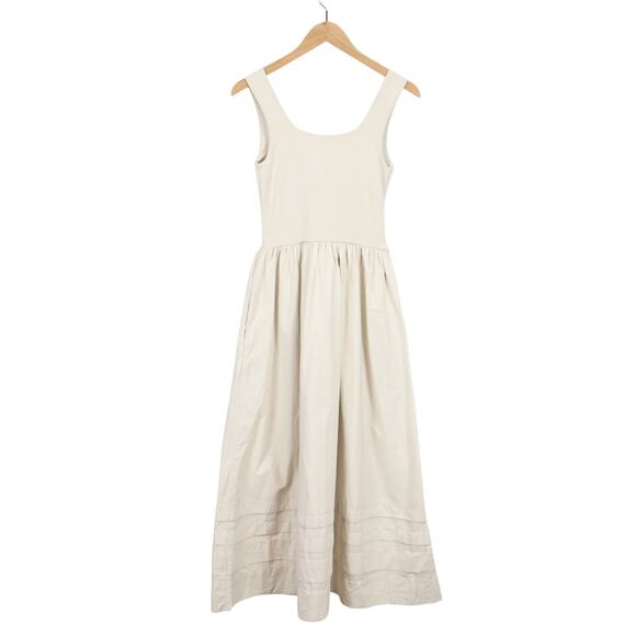 J.Crew Drop Waist Mixy Dress Natural Size XS Tall NWT - Picture 8 of 10